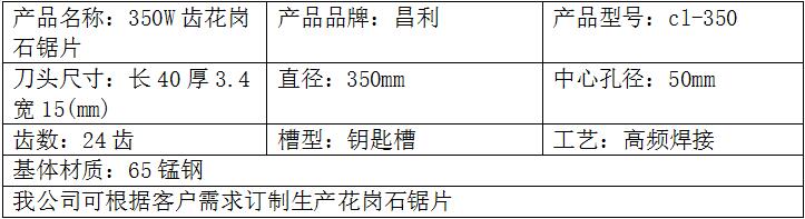 花崗巖切割片